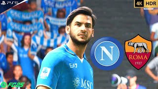 FC 25  SSC Napoli vs Roma  Serie A 202425  PS5™ 4K60 [upl. by Ashby]