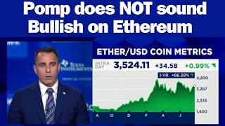 Why Anthony POMPLIANO is NOT Bullish on ETHEREUM [upl. by Assilak]