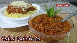 SALSA BOLOÑESA increiblemente fácil y deliciosa [upl. by Molton965]