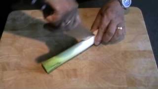 How to shred a leek [upl. by Donegan]