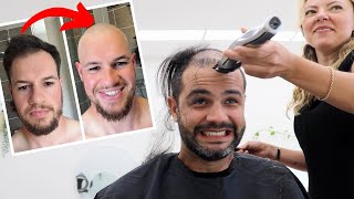 BALDING MEN Go BALD For The FIRST TIME Compilation [upl. by Aek811]