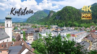 Kufstein Austria  Rainy Walking Tour around City Center  4K HDR [upl. by Kremer717]