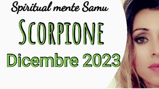 SCORPIONE♏ Dicembre 2023 previsione🔮Tarocchi🔮 [upl. by Giraldo]