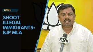 Assam NRC row Shoot illegal immigrants to safeguard country says BJP MLA [upl. by Ilyssa]