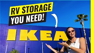 RV Storage 11 Must Haves From IKEA for RV Living RV Organization [upl. by Nomrac131]