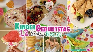 12 Snack und Party Hacks 🎉🎈 Stressfrei  Zeit sparen  mamiblock [upl. by Leakcim]