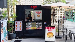 Cafe Vlog Burger Street Food Thailand Bangkok Style Easy Minimal deign ideas eat guide [upl. by Ahsiket]