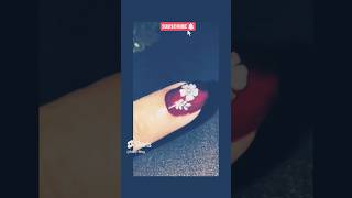 Nail paint Art with Sticker viral shorts nailart naildesign nailpaint nails nailpolish short [upl. by Lesya238]