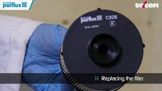 Purflux  Maintenance Fuel Filter C826 [upl. by Ayekehs]