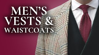 Mens Waistcoats amp Vests  What They Are amp How to Wear Them [upl. by Gerome]