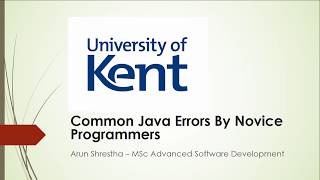 Java Mistakes by Novice Programmers 2  Identifier expected [upl. by Suolkcin]