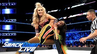 Naomi vs Natalya SmackDown LIVE April 10 2018 [upl. by Enyawad207]