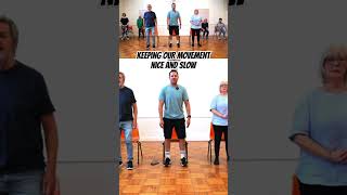 Chair leg exercises seniorworkout seniors [upl. by Idnym]