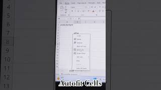 Auto fit column width with view code  ms excel  automatic adjust cell column width length excel [upl. by Yessydo]