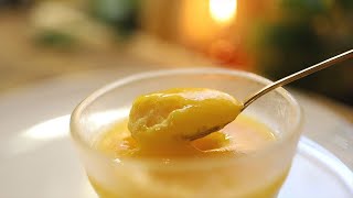 とろける完熟マンゴープリンの作り方・簡単レシピ【オーブン不使用】 Easy Mango Pudding Recipe｜Coris cooking [upl. by Rodl566]