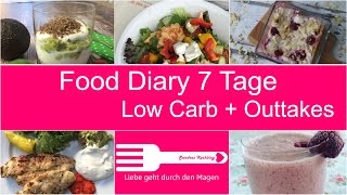 Food Diary 3 I Sandras Kochblog I Low Carb  Outtakes [upl. by Andonis]