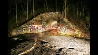 Visiting the MOST HAUNTED Tunnel in Tennessee Sensabaugh Tunnel [upl. by Shiekh]