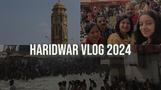 I shivered from the cold water of Ganga 😂  Haridwar Vlog 💙 Vibhuti Sharma  2024 [upl. by Natsirt207]