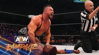 Did The King of Television Samoa Joe Grant Wardlow his Rematch  AEW Rampage 121622 [upl. by Assirod]