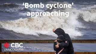 Parts of BCs coast brace for hurricane force winds as bomb cyclone approaches [upl. by Kahaleel]