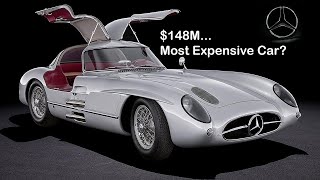 143 million most expensive 1955 MercedesBenz 300 SLR Uhlenhaut Coupe Best 300 SLR Car Review [upl. by Francisca185]