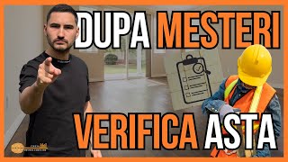 Ce verificam la un apartament finisat dupa mesteri 👷‍♂️🛠️ [upl. by Sillert]