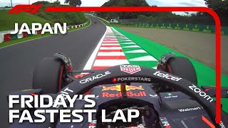 Fridays Fastest Lap With Max Verstappen  2023 Japanese Grand Prix [upl. by Namyh]