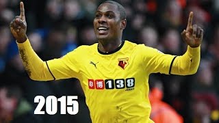 Odion Ighalo 2015 ● Skills amp Goals  Watford FC [upl. by Ahsekahs]