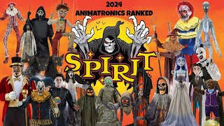 Spirit Halloween 🎃 2024 ANIMATRONICS RANKED Which one is your favorite [upl. by Hsetih]