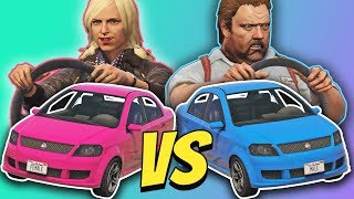 GTA 5  Male VS Female DRIVER [upl. by Cleodel]