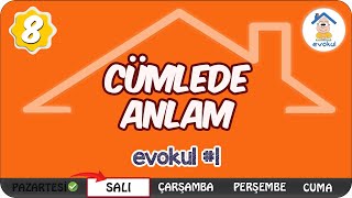 Cümlede Anlam  8 Sınıf evokul Kampı LGS Hazırlık [upl. by Addy]