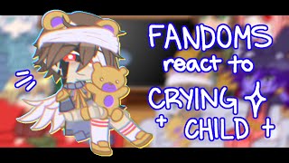 🐻⭐️ FANDOMS REACT TO CRYING CHILDCC PART 28 ⭐️🐻 FNAFAFTON FAMILY [upl. by Nahtad]