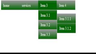 Dreamweaver Horizontal Spry Menu Bar Explained in Depth Drop down menubar cs5 cs55 [upl. by Atla]