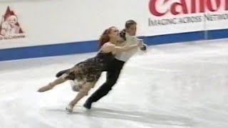 Anissina amp Peizerats Argentine Tango  2000 European Figure Skating Compulsory Dance no 2 [upl. by Ada]