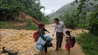 House collapsed in storm single mother was desperate the kind man appeared in time Orphaned Po [upl. by Ohs]