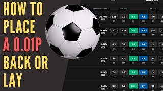 Matched Betting ⚽️ Dutching tricks  placing small amounts on exchange  PipBetscom [upl. by Brena190]