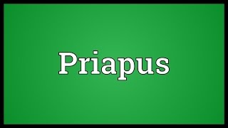 Priapus Meaning [upl. by Naillig884]