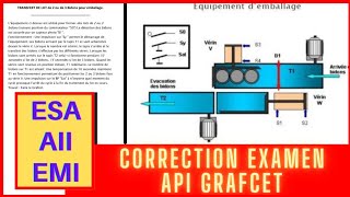 Correction examen pratique APIGRAFCETESA quotpartie1quot [upl. by Miksen]