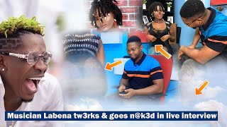 EXCLUSIVE🔥 Musician Labena tw3rks amp goes nk3d in live interview to show her ttt00 and 30 pierces [upl. by Cal]