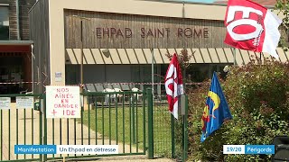 Manifestation devant lEHPAD de CarsacAillac [upl. by Nitsoj383]