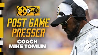 Coach Mike Tomlin Postgame Press Conference Week 11 vs Ravens  Pittsburgh Steelers [upl. by Janna]