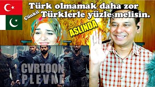 Osman BeyPlevne Müzik Videosu CVRTOON  Pakistani Reaction [upl. by Acisey657]