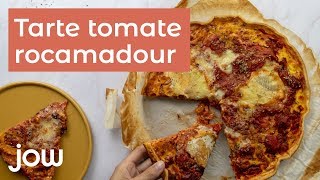 Recette de la tarte tomate rocamadour [upl. by Vitalis323]