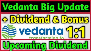 Vedanta Ltd बहुत बड़ी खबर  Bonus amp Dividend Declared 🚨 Vedanta Ltd Share Latest News Today [upl. by Flossy655]