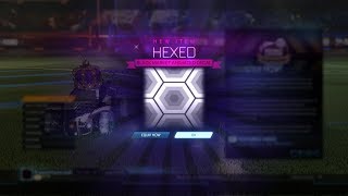 TRADE HEXED ROCKET LEAGUE BLACK MARKET DECAL [upl. by Ynattib]