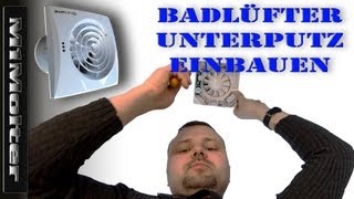 Badlüfter einbauen  Einbauanleitung [upl. by Popele301]