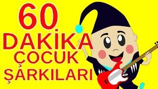 Çocuk Şarkıları 2016  Bebek Şarkıları  60 Dakika Kesintisiz Çizgi Film Çocuk Şarkıları [upl. by Assilat337]