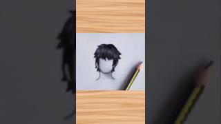 🎨✨ How to draw boy hair easy step by step for beginner✨🎨 [upl. by Desiri]