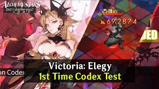 Alchemy Stars First Time using Victoria Elegy in Codex [upl. by Jerman349]