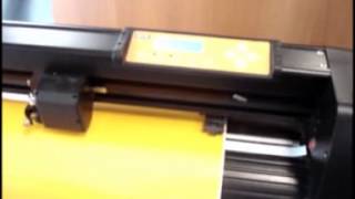 Plotter MH 721 FESMO  Corte de vinil [upl. by Seyer]